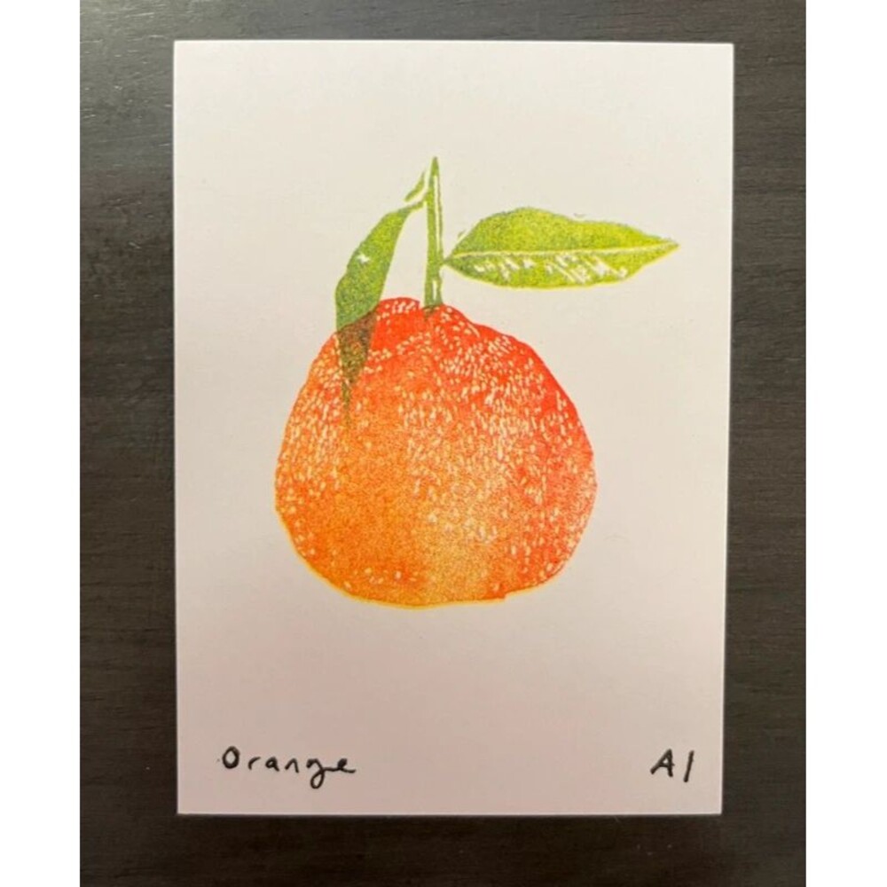 Ana Inciardi Mini Print - Orange